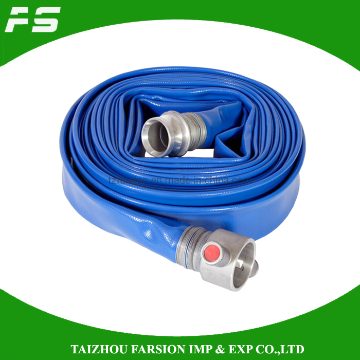 High Quality Flexible PVC Drip Irrigation Hose Pipe Agriculture Lay Flat Hose Coupling Assembly