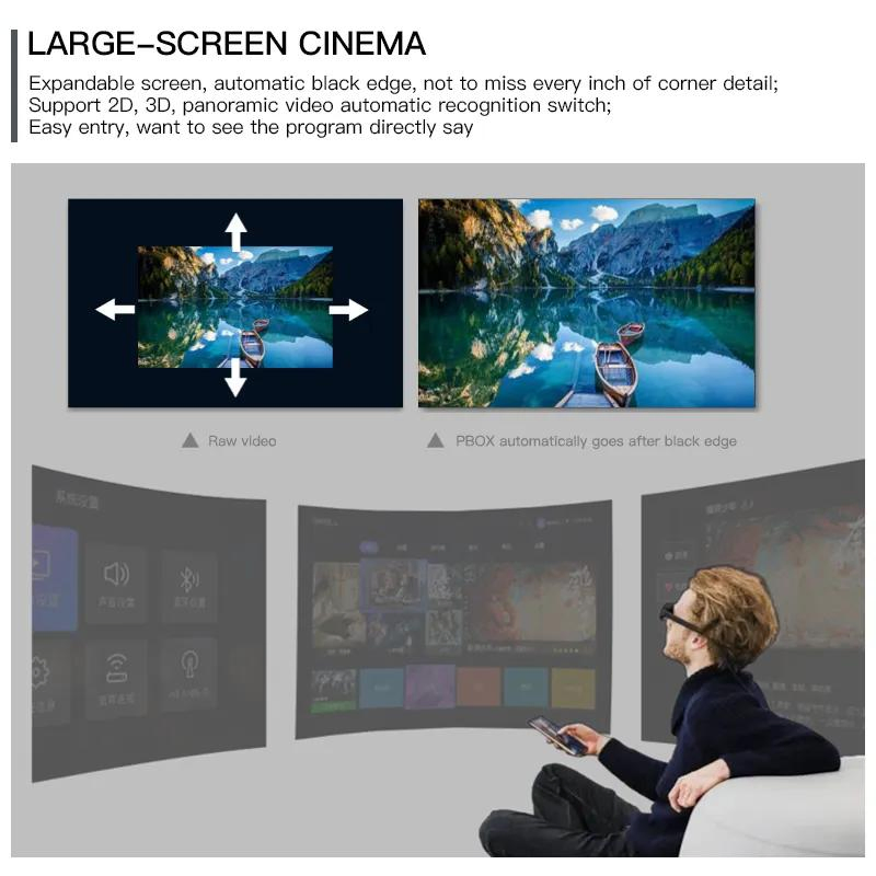 Ultra Clear Smart Portable Home Theater 3D HD Ar Vr Glasses