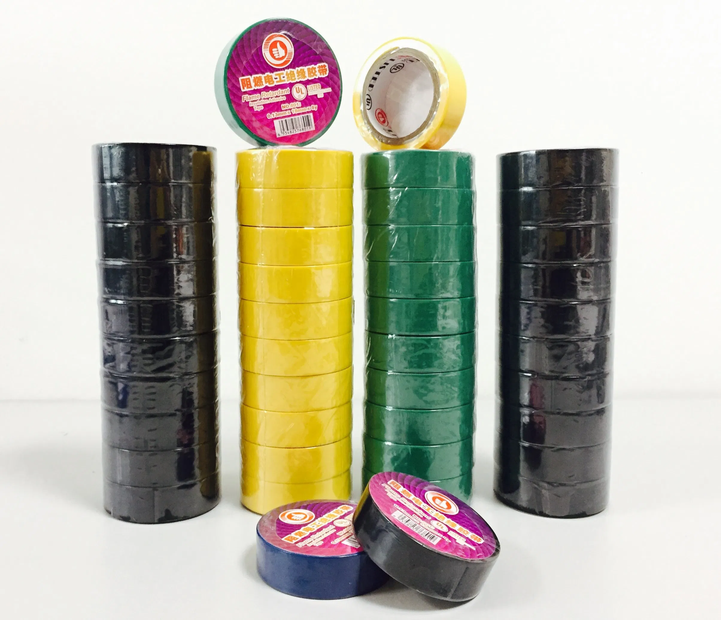 Electronics Component Electrical Electrical Wiring Harness Wire PVC Insulating Tape (Flame Retardant)