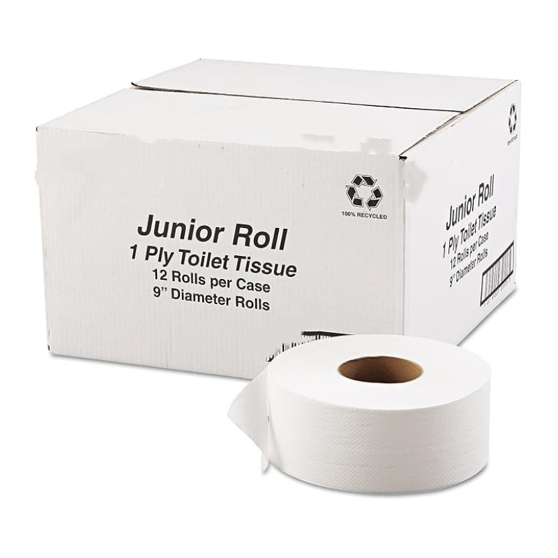 Custom Bulk 1/2 Ply Ultra Soft Biodegradable Bamboo Unscented Printed Jumbo Roll Toilet Bath Tissue Paper