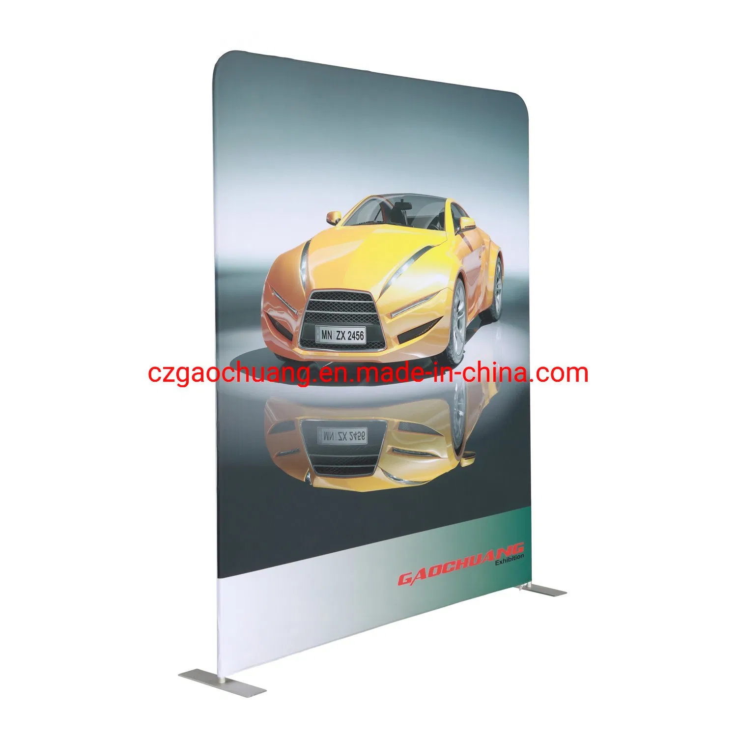 20ft Straight EZ Tube Tension Fabric Banner Exhibition Display Stand