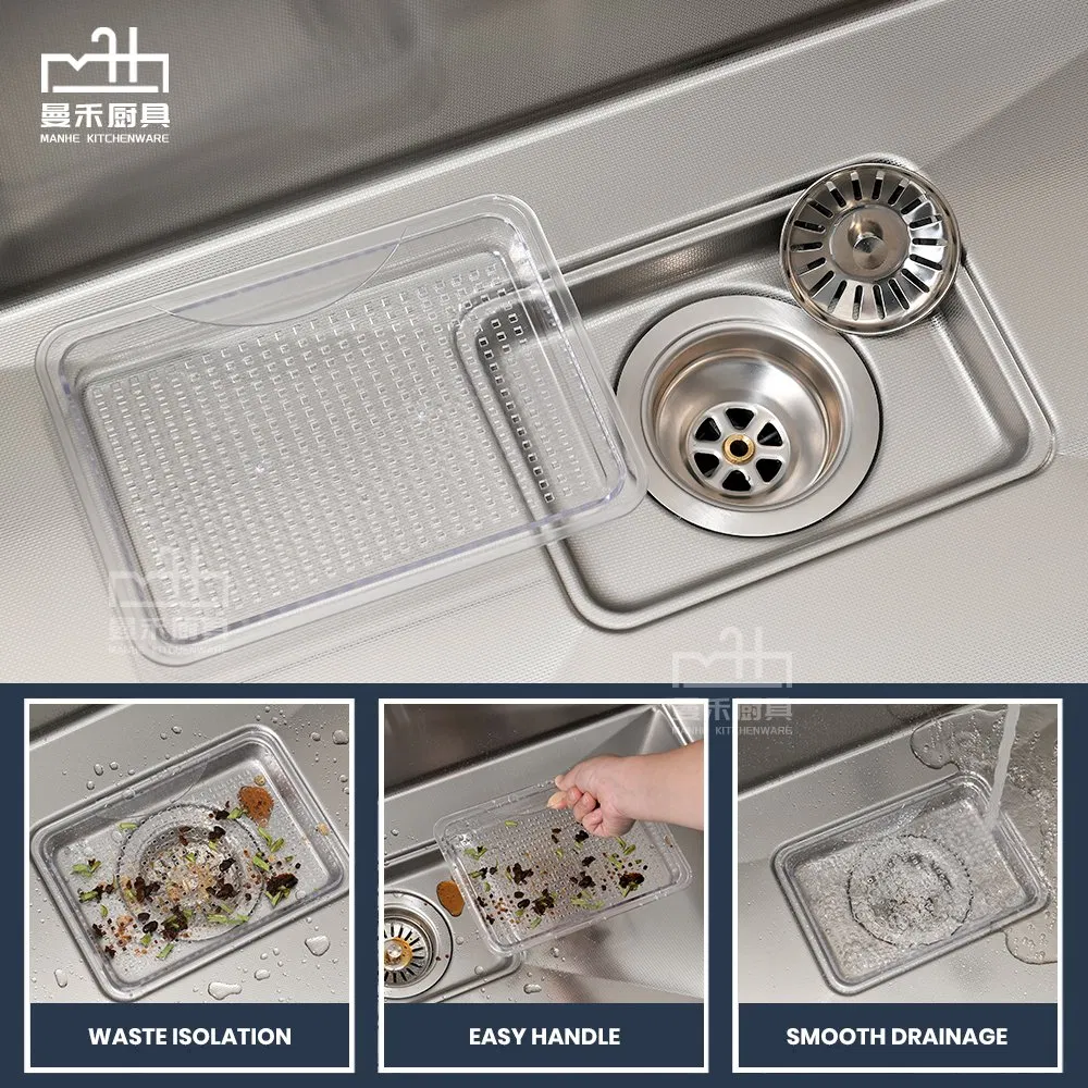 New Undermount Sink Single Bowl Stainless Steel Kitchen Sink with Waste Stainer