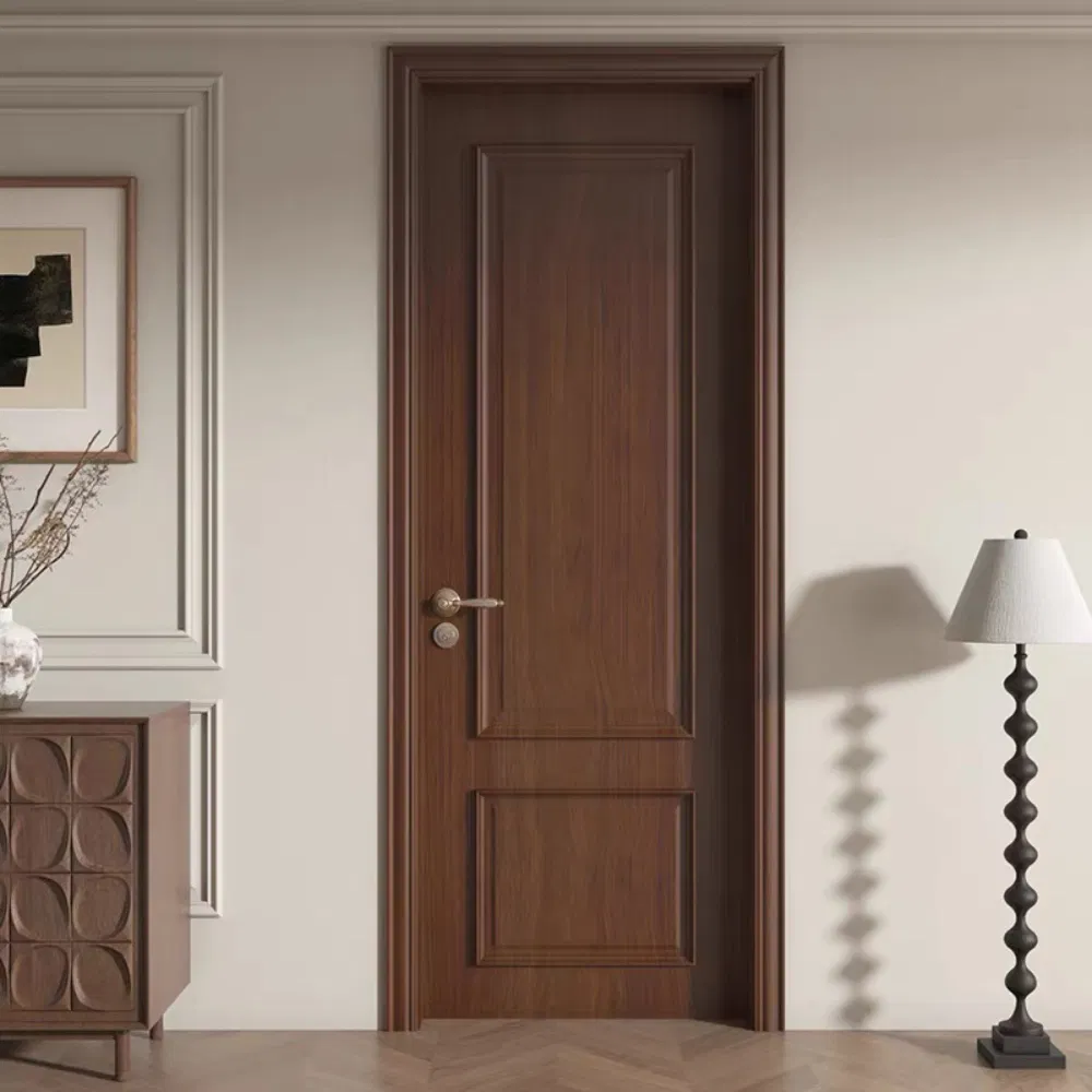 High End Factory Supply Wooden Interior Room Lacquer Veneer Door