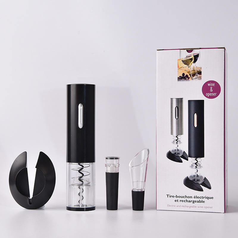 Creative Electric Automatic Wine Bottle Opener with LED Light for Home Use