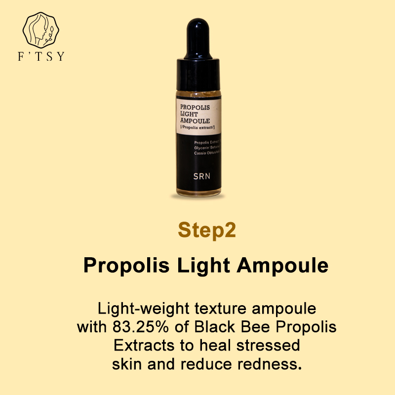 Natural Lightening Whitening Moisturizing Propolis Skin Care Set for Glowing Skin