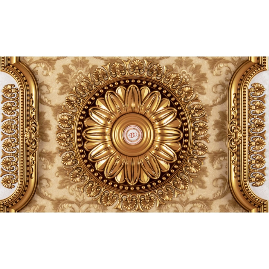 Banruo Luxury European Style Polystyrene Ceiling for Room Lamp Decoration