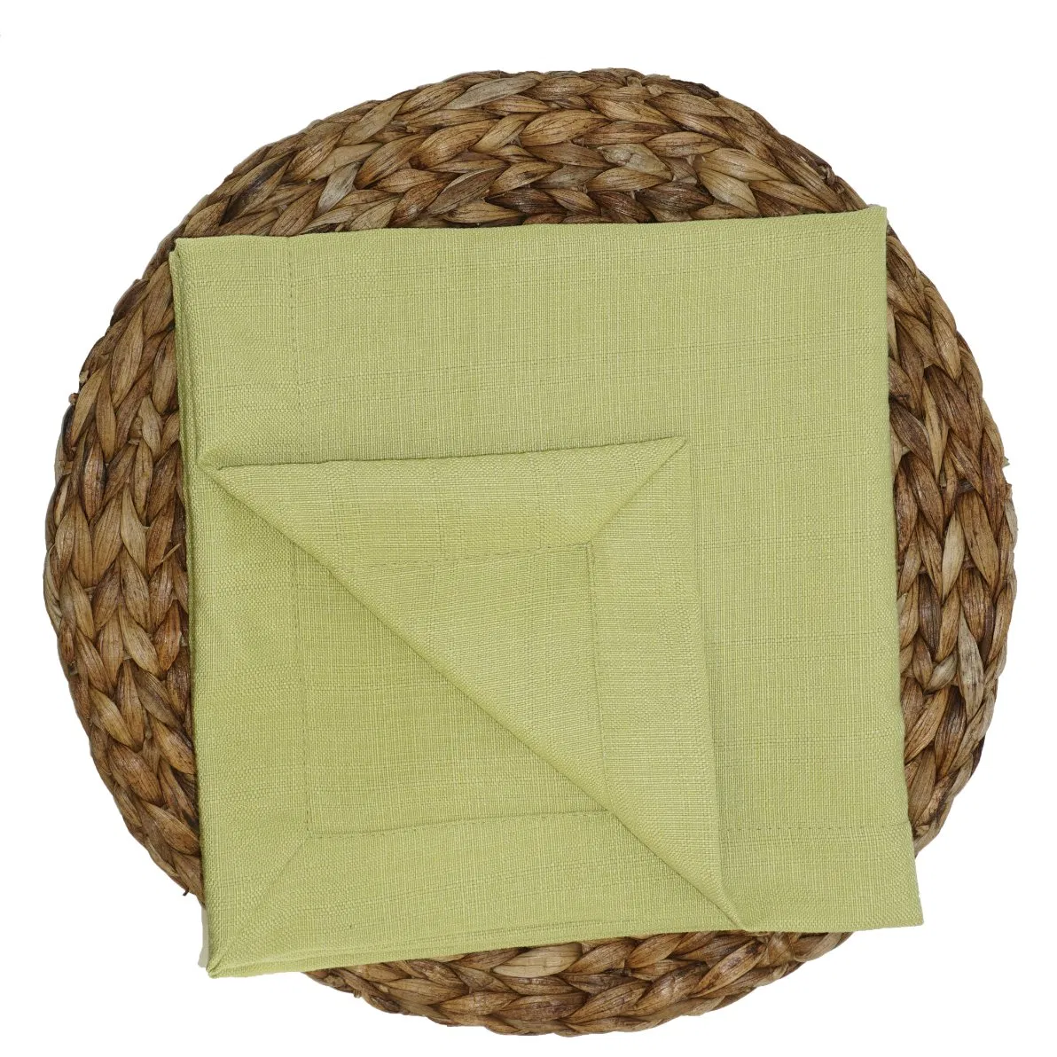 Mustard Yellow Cross Texture Fabric for Table Cloth and Napkins Luxury Hotel Grade Napkins