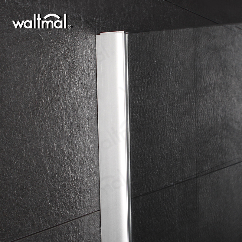 Waltmal Nice Quality Frameless Bathroom Hinge Shower Screen Door Shower Enclosure