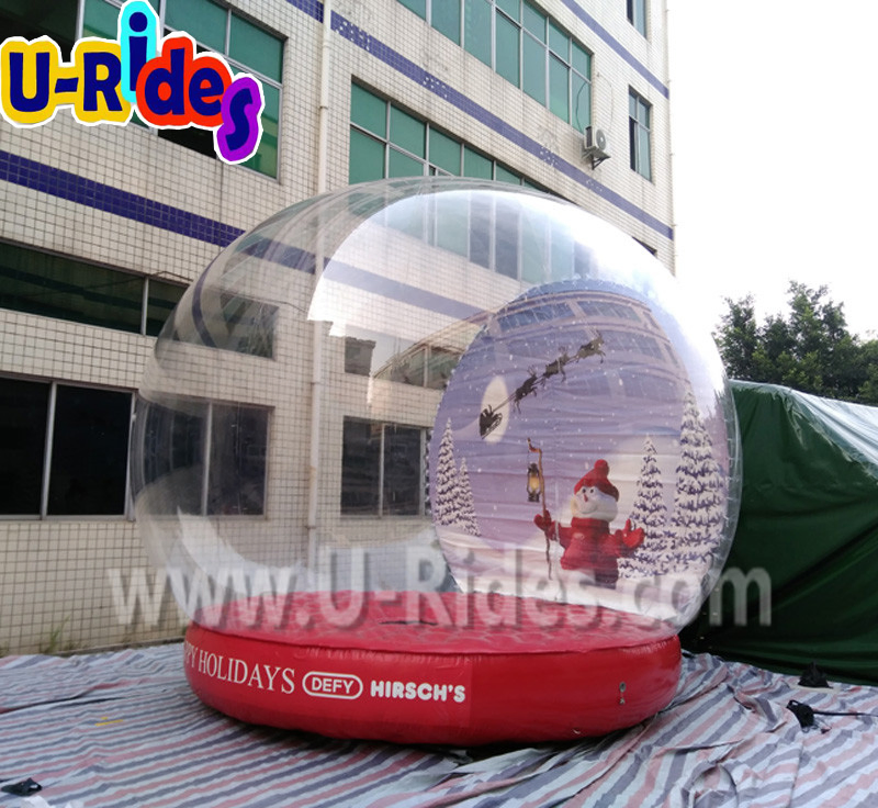 Favourite Inflatable Snow Ball Snow Globe Christmas Ball for Holiday Parties/Decor