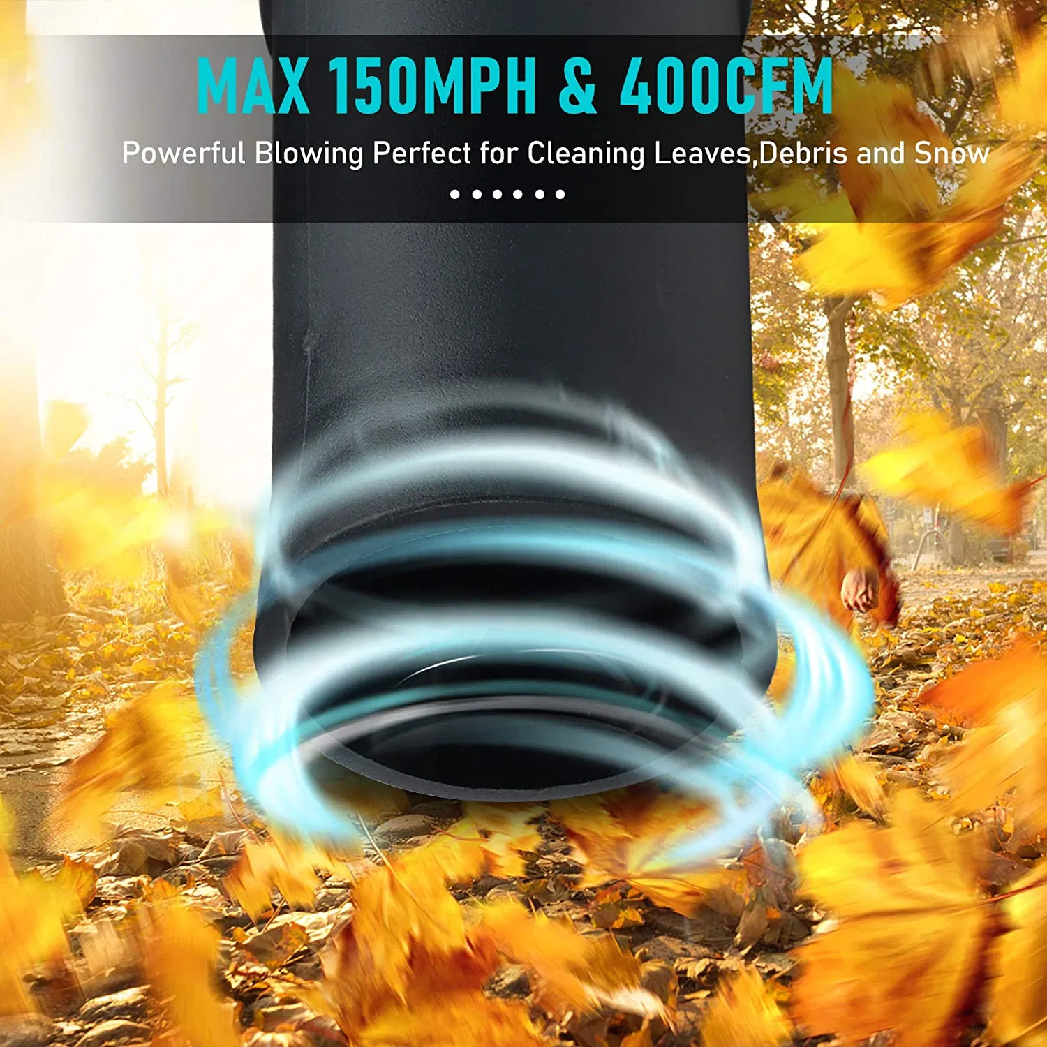 High Speed Electric Blower 36V Lithium Battery Powered Brushless Cordless Blower