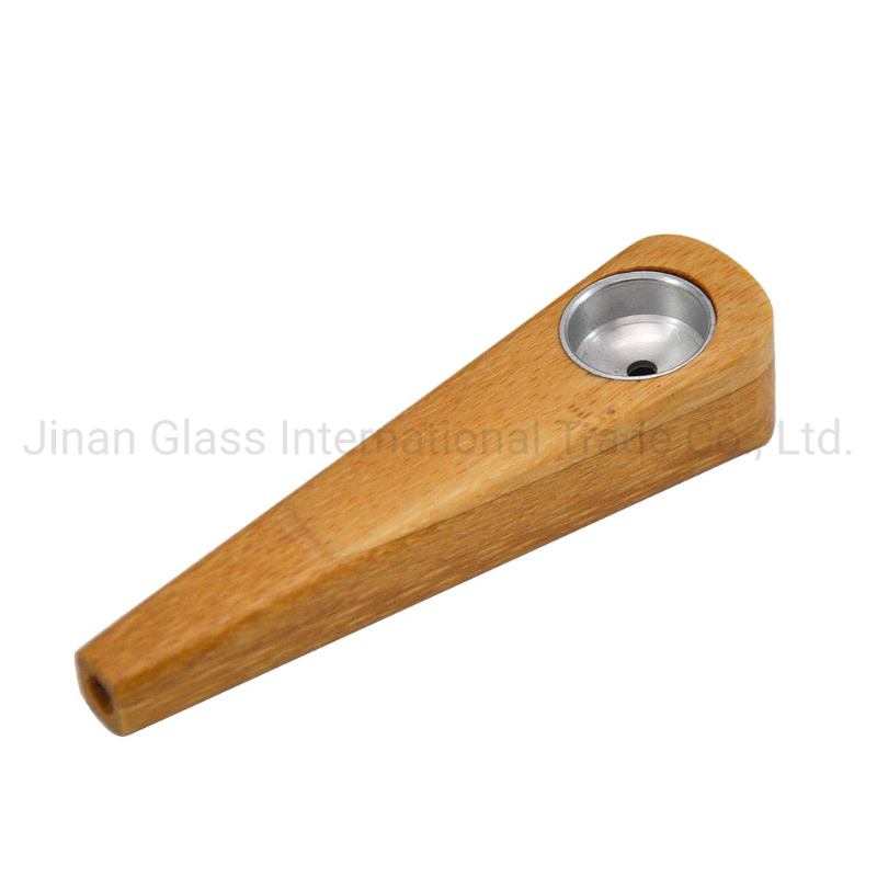 New Bamboo Wood Pipe Solid Wood Creative Straight Pipe Smoking Water Pipe