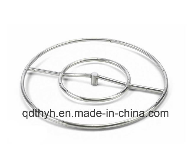 24" Double-Ring 304 Stainless Steel Burner, Custom Fire Burner Rings