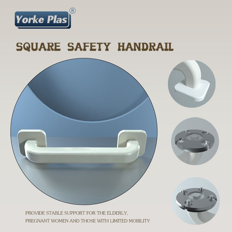 Square Handrail: Non-Deformable, Thickened Design & Easy Installation