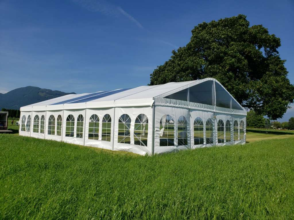 Marquee Aluminum Wedding Party Tent Clear PVC Roof Waterproof Frame Exhibition Tent