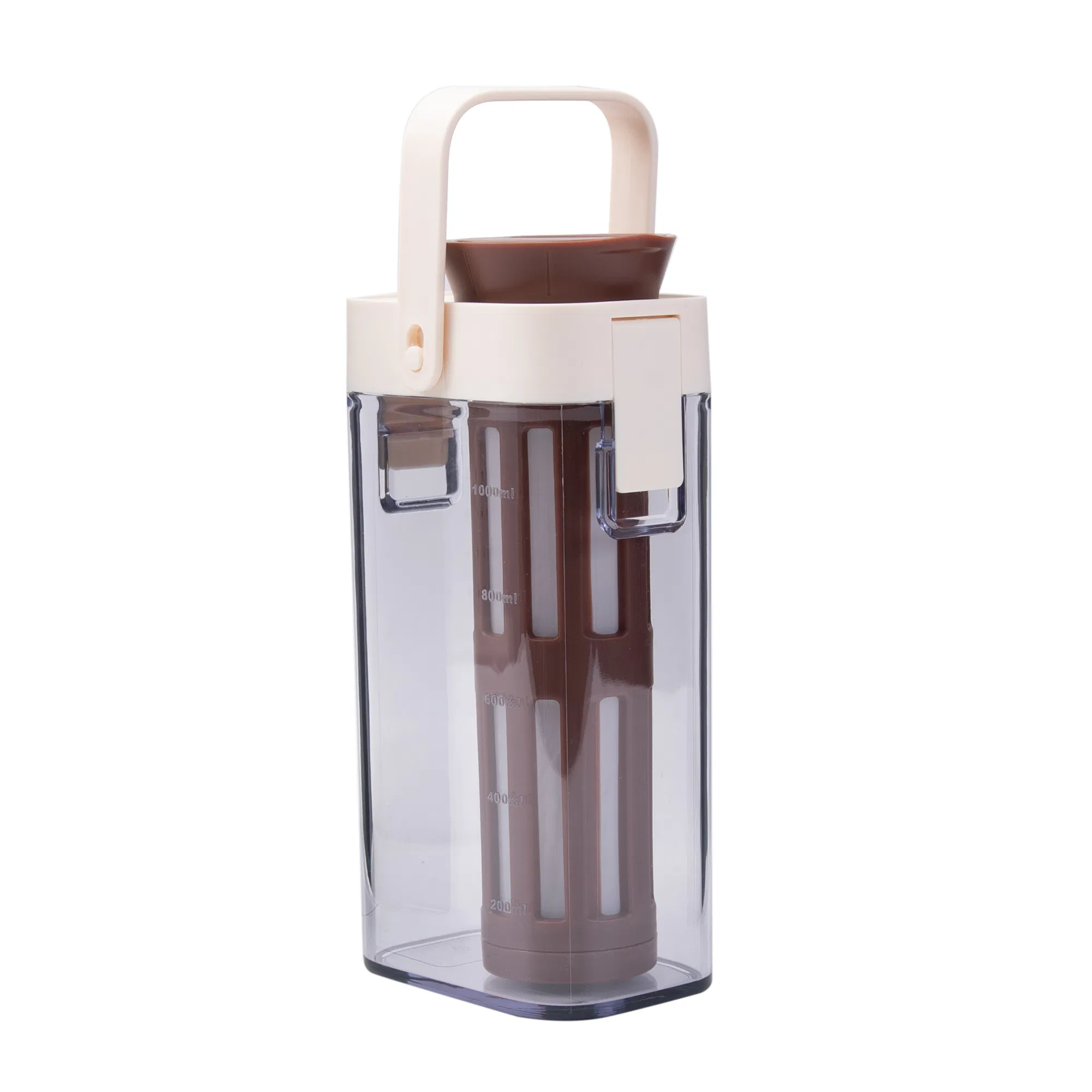 1L Coffee Cold Extraction Pot Juice Tea Filtration Cold Water Pot Household Outdoor Cold Brew Plastic Bottle