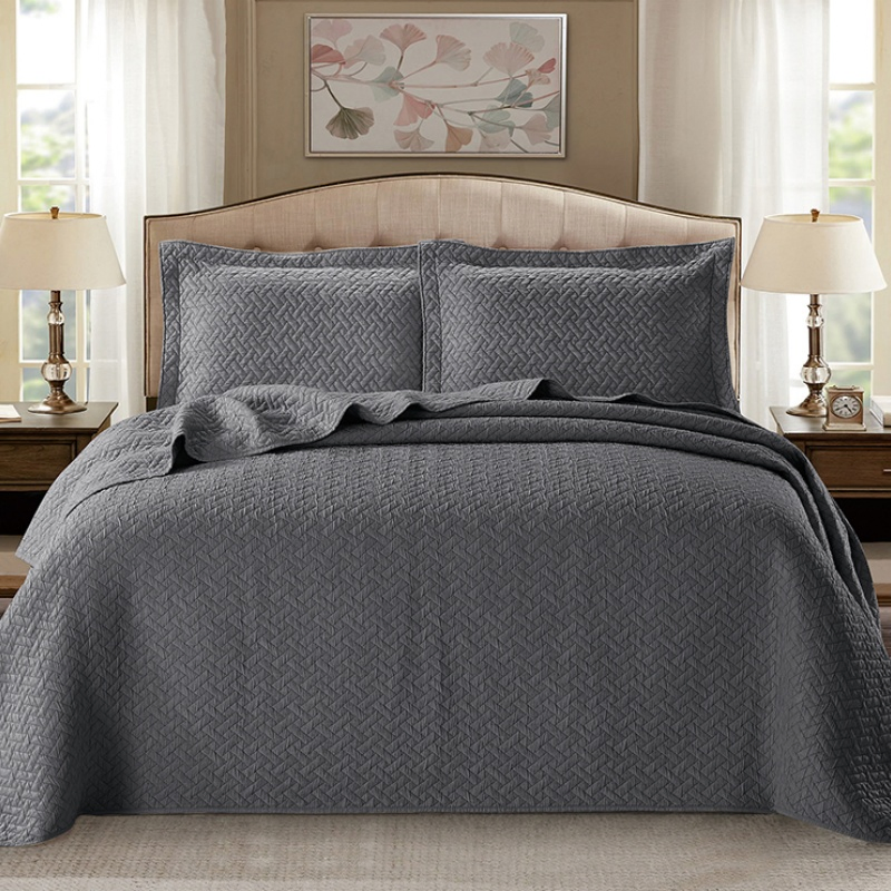 3PCS Velvet Quilt