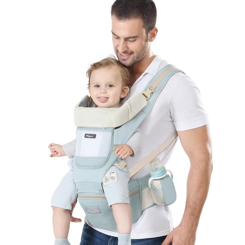2024 Amazon Baby Wrap Carriers Backpack with Hip Seat Cotton for Newborn