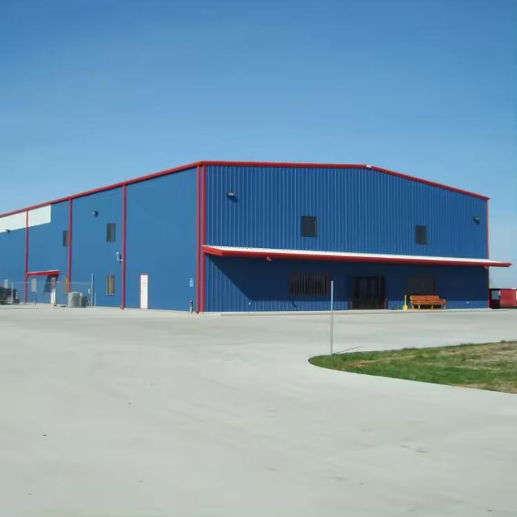 Material Prefab Steel Warehouse/Workshop/Hangar/Poultry House Steel Structure Warehouse Workshop