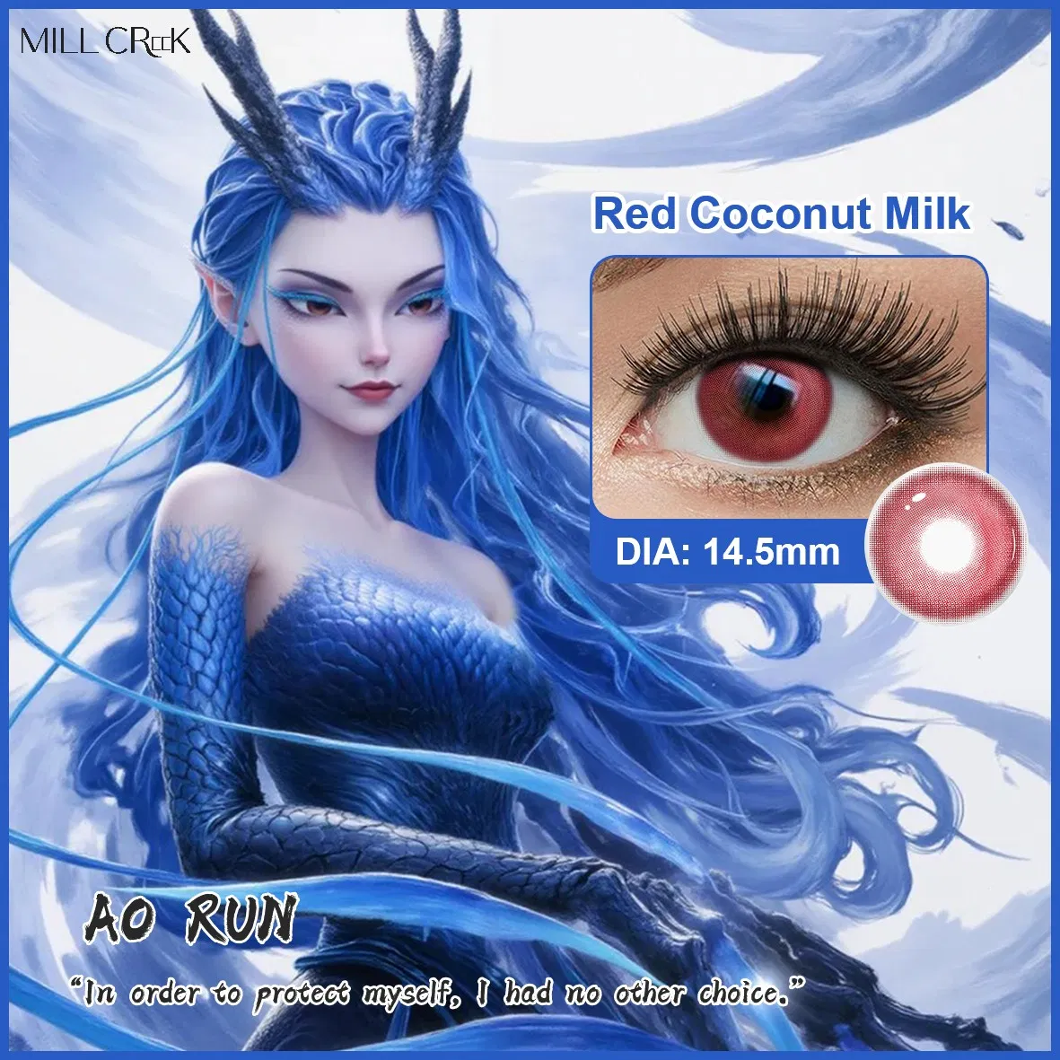 Ne Zha 2 Natural Color Contact Lens Annual Contacts for Cosplay and Daily