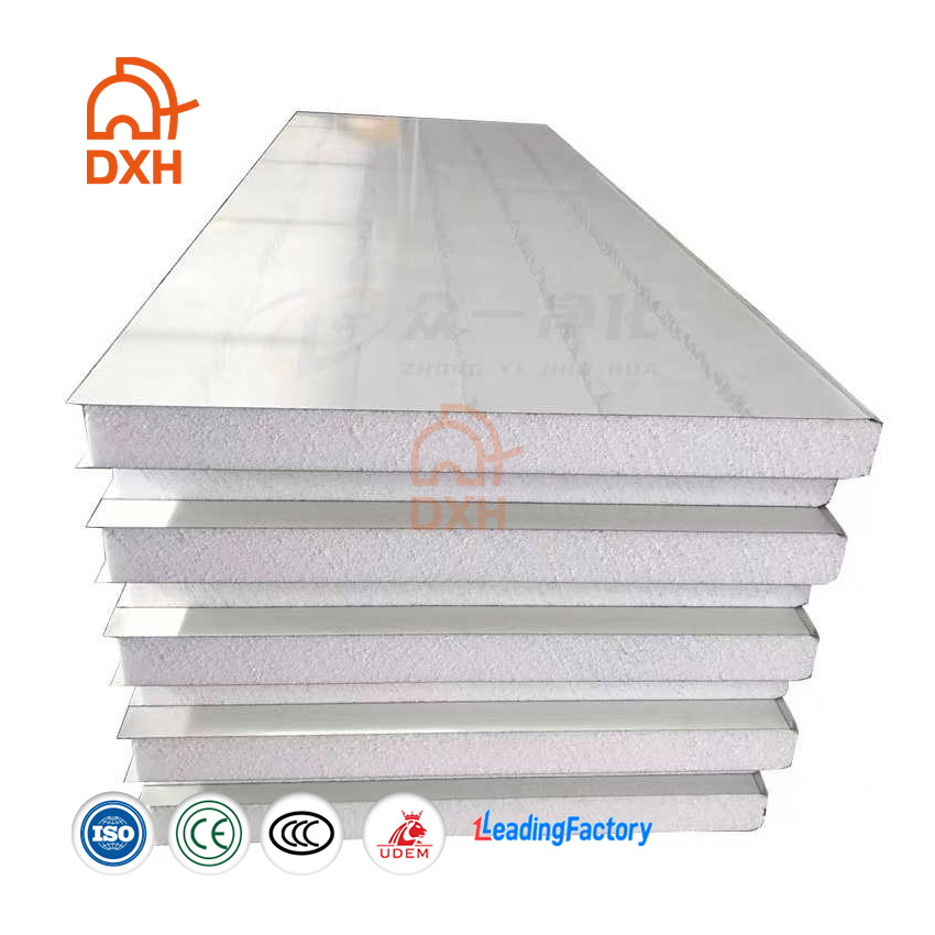 Dxh Composite Home Interior Decoration Construction Building Material PU Foam Sandwich Panel