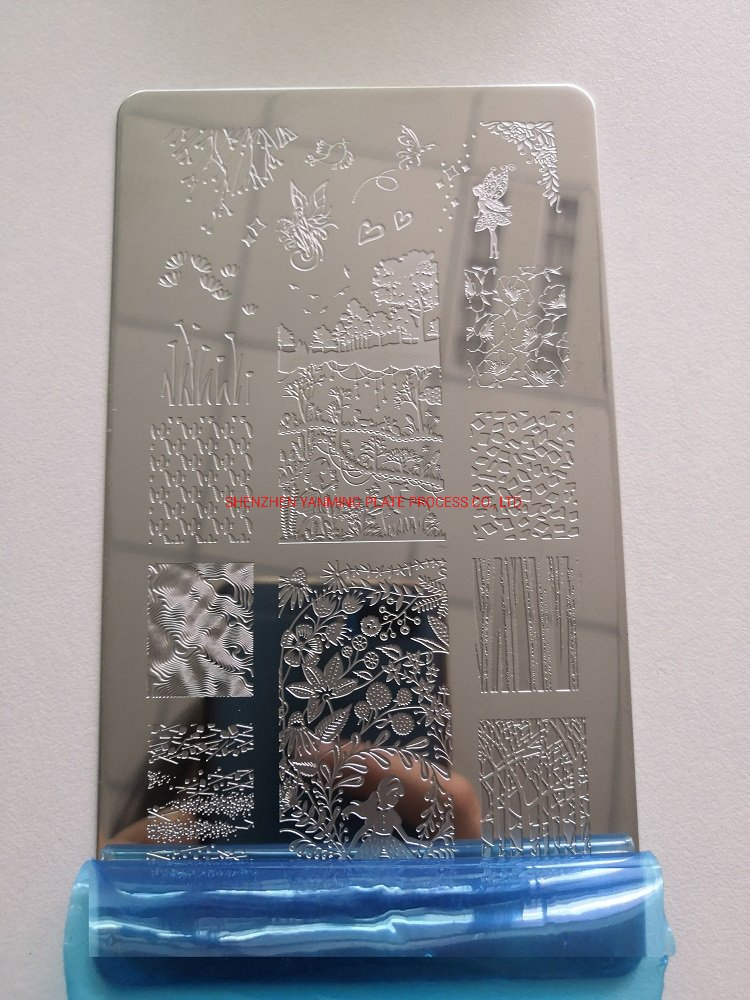 Nail Art Stamp Stamping Image Plate Stainless Steel Nail Template Manicure Stencil Tools