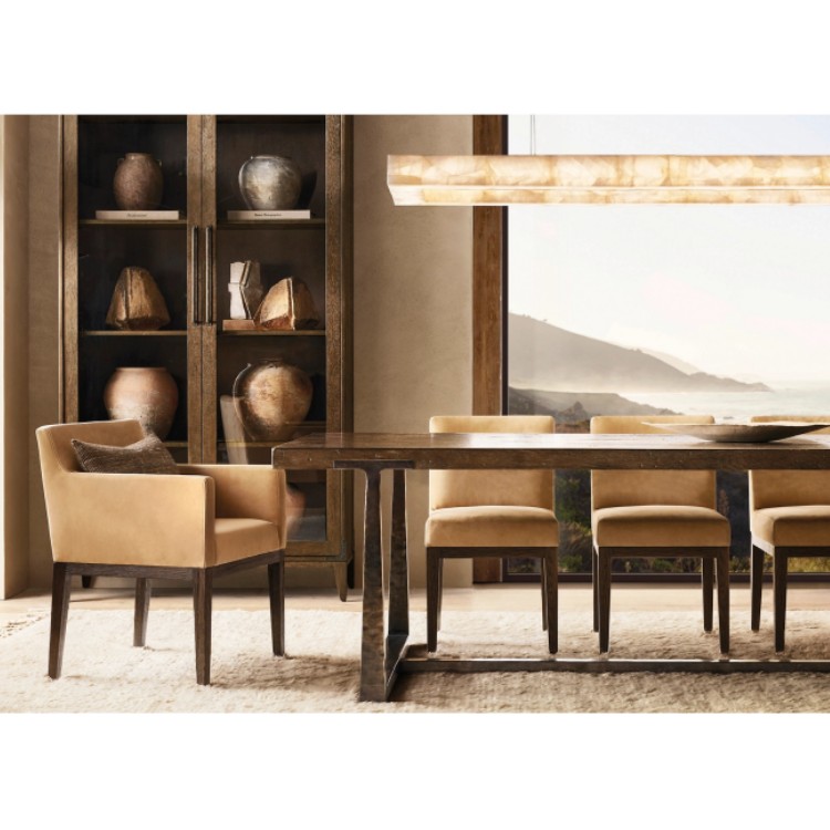 Обеденная группа массив дерева стол и 6 стульев