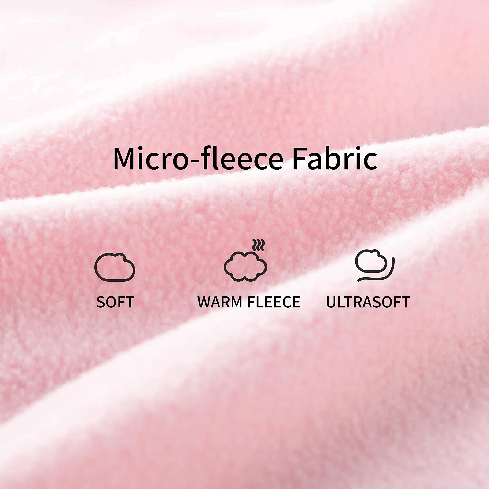 Hot Sale Micro Fleece All Season Inverted Zipper Baby Sleeping Bunting Bag