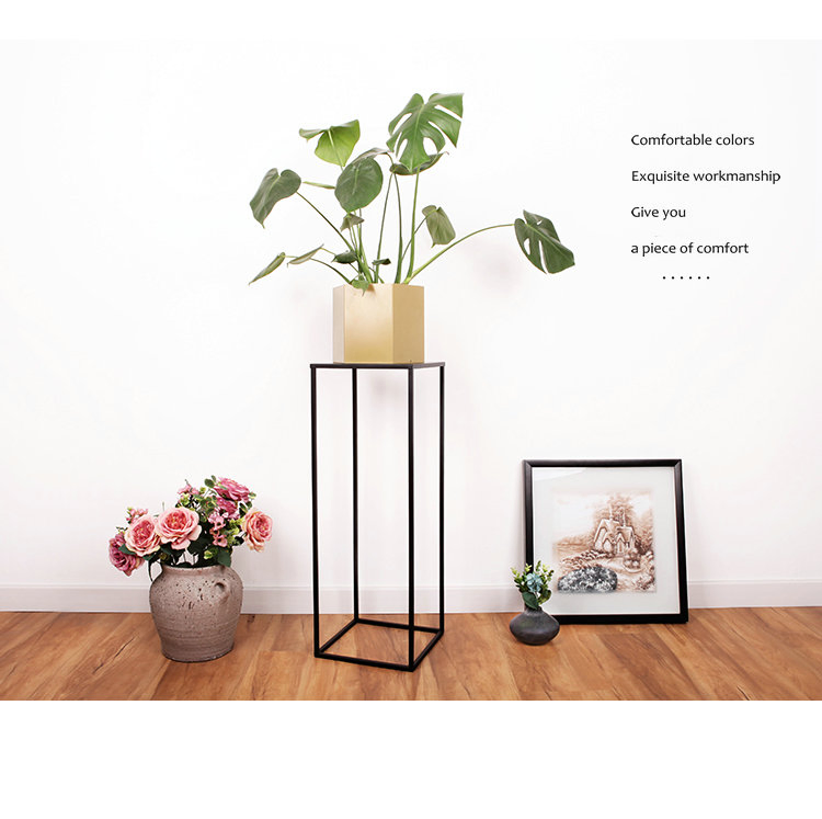 Metal Square Garden Home Decoration Planter Stand