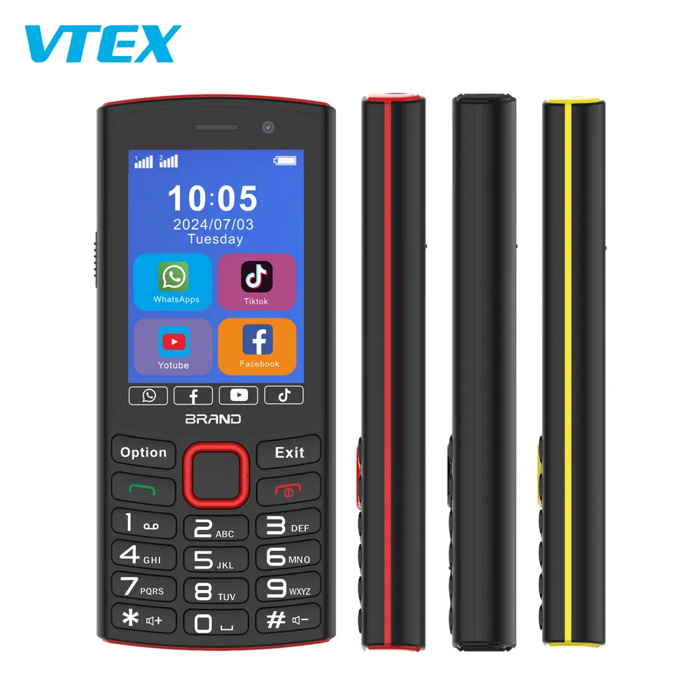 Кнопочный телефон 4G VK-G28C, 2.8 дюйма, сенсорный экран