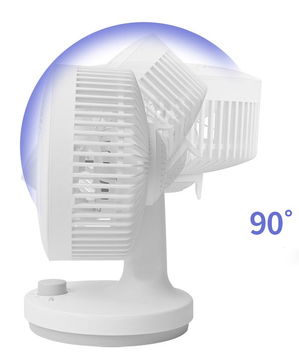 Adjustable Standing Pedestal Fan with Customization and Quiet Operation