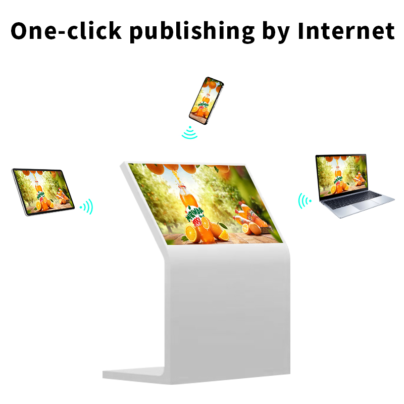 Интерактивный киоск L-образный с сенсорным экраном 32-55 дюймов