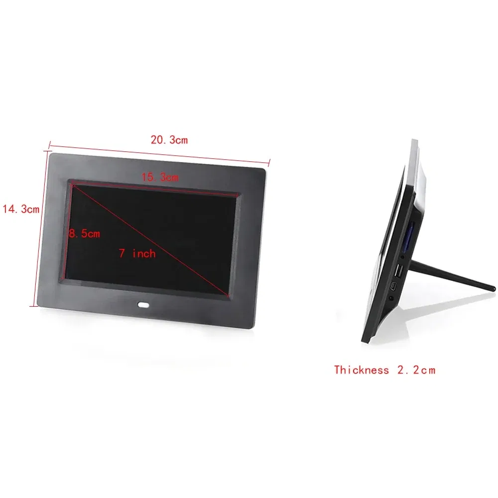 Commercial Digital Signage ABS Material Digital Photo Frame