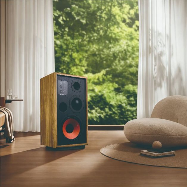 Economical and Affordable Vintage Style Installation-Free Home Speaker for Professional Broadcast Studios