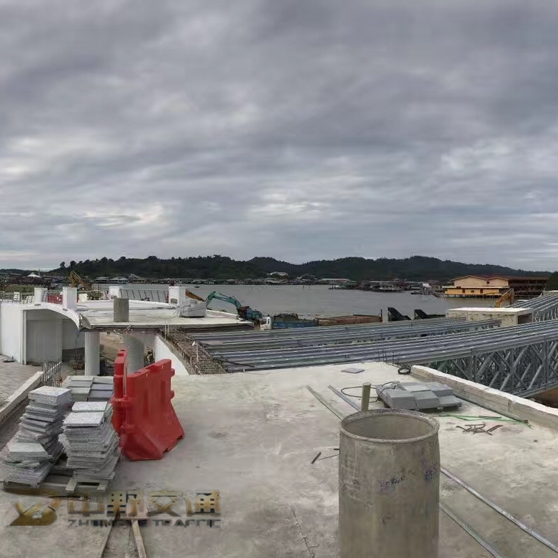 Customizable Double Lane High Strength 321 Type Bailey Panel Modular Steel Bridge for Construction and Emergency Relief with Hot-DIP Galvanized Components