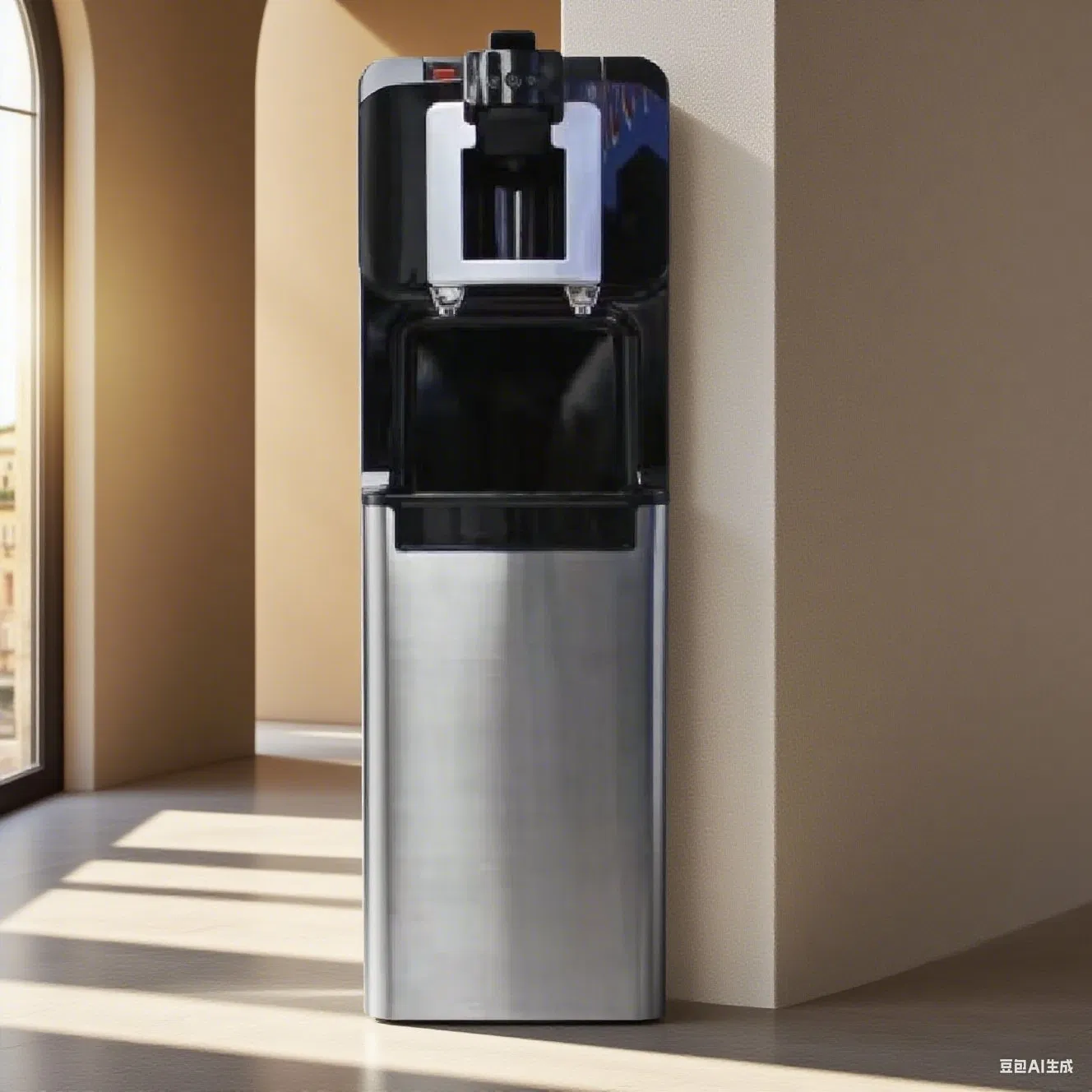 Hot Cold Water Dispenser Purifier Vending Machine with Espresso Coffee Maker for Home Furniture