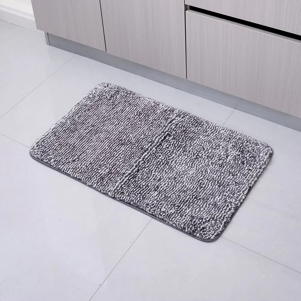 Microfiber Colored Dots Design 100% Polyester Bathmat Non-Slip Floormat