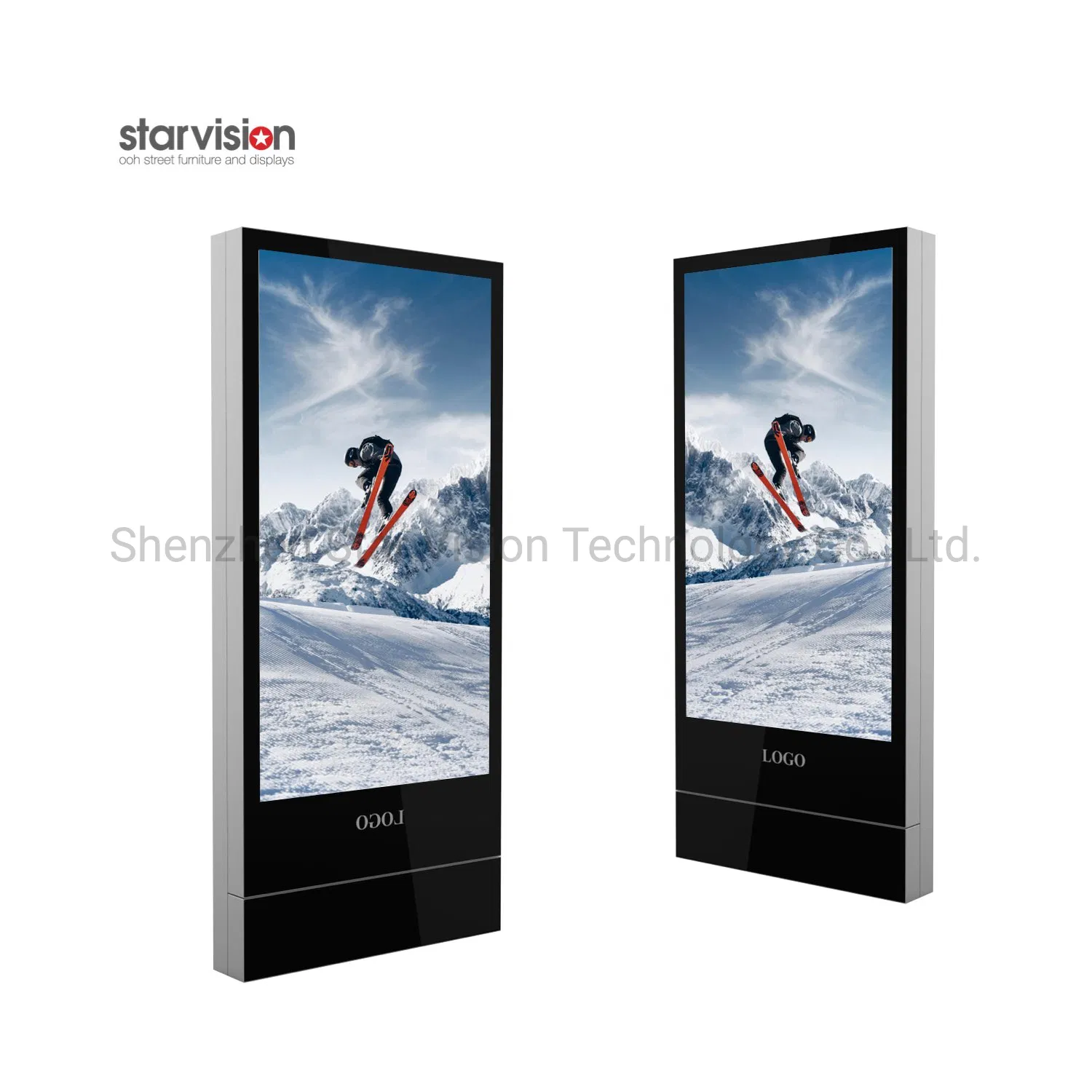 Напольный LCD дисплей 75 дюймов для рекламы