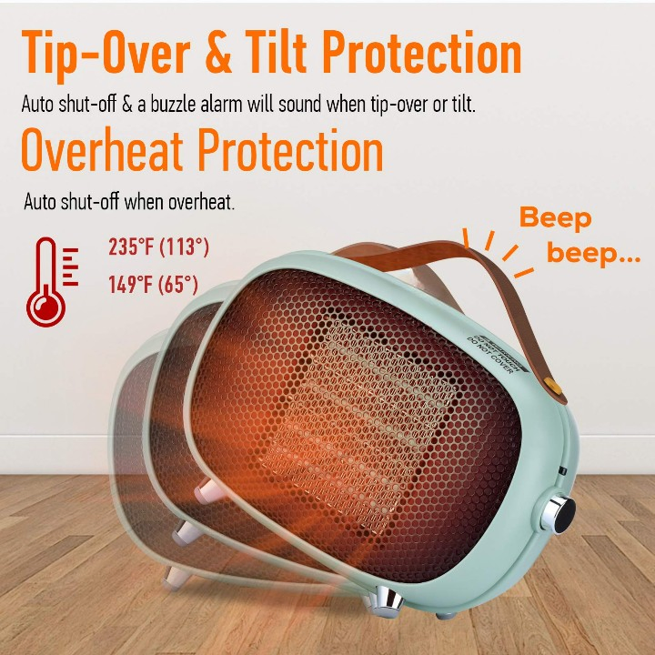 Hot Sale Mini Electric Space Heater 3 Operating Modes Fan Heater