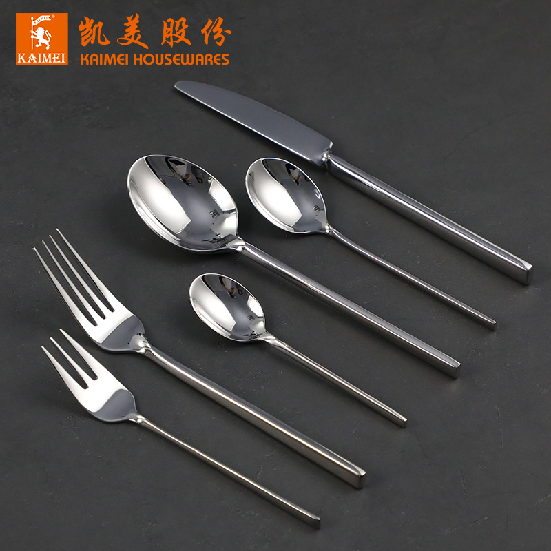 Wholesale Titanium Reusable Flatware Sets Wedding Gift Gold Cutlery Set