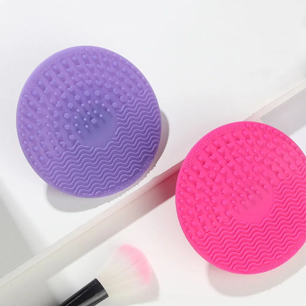 Scrubber Mat Portable Washing Tool Silicone Makeup Brush Cleaning Pad