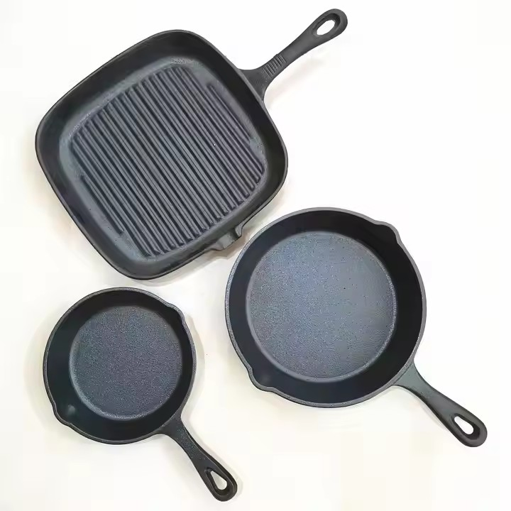 Wholesale Cast Iron Grill Pan Square Shape