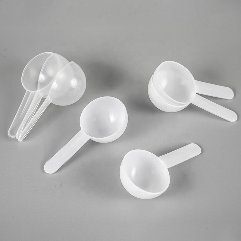 P&M Protein Powder Scoop White Clear Color Plastic Small Scoop