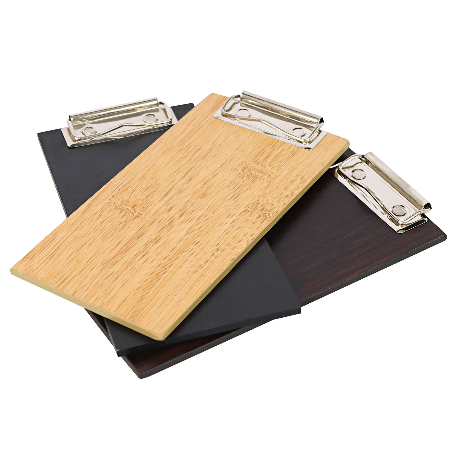 Restaurant Hotel Table Wooden Menu Card Board Holder with Clip