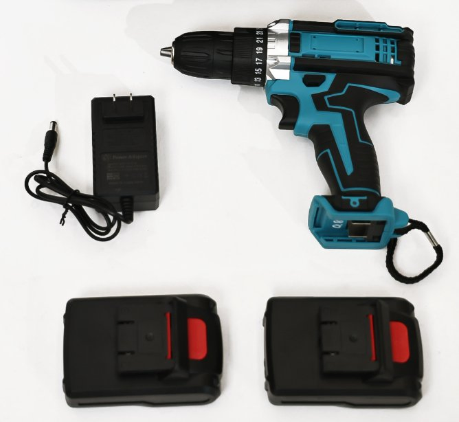 Wholesale Power Tool 21V 2.0/4.0ah Rechargeable Lithium Battery Electric Cordless Mini Drill