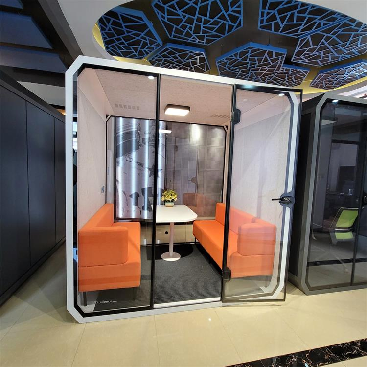 Mini House Phone Booth Soundproof Isolation Single Telephone Office Pod