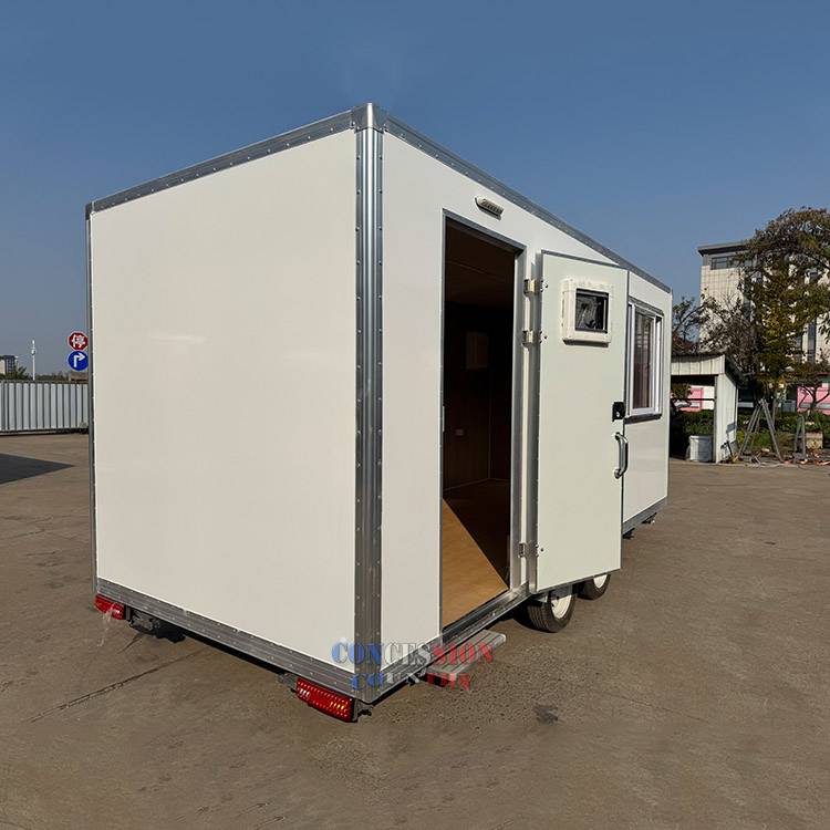Prefabricated Office Trailer for Construction Site and Temporary Use