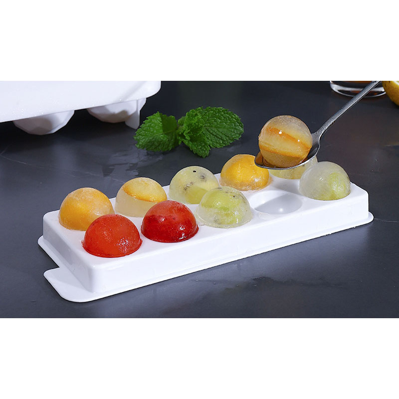 Форма для льда: шары виски, 10 ячеек, пищевой пластик