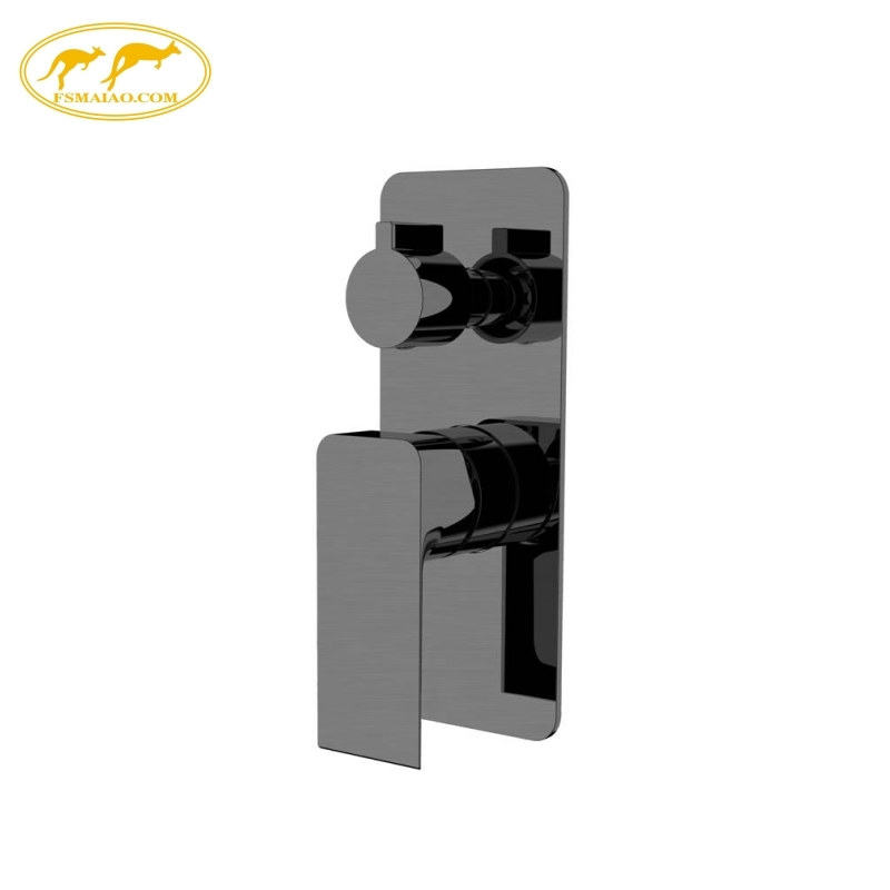 Bathroom Accessories Watermark Approved Double-Hole Configuration Shower Mixer with Diverter