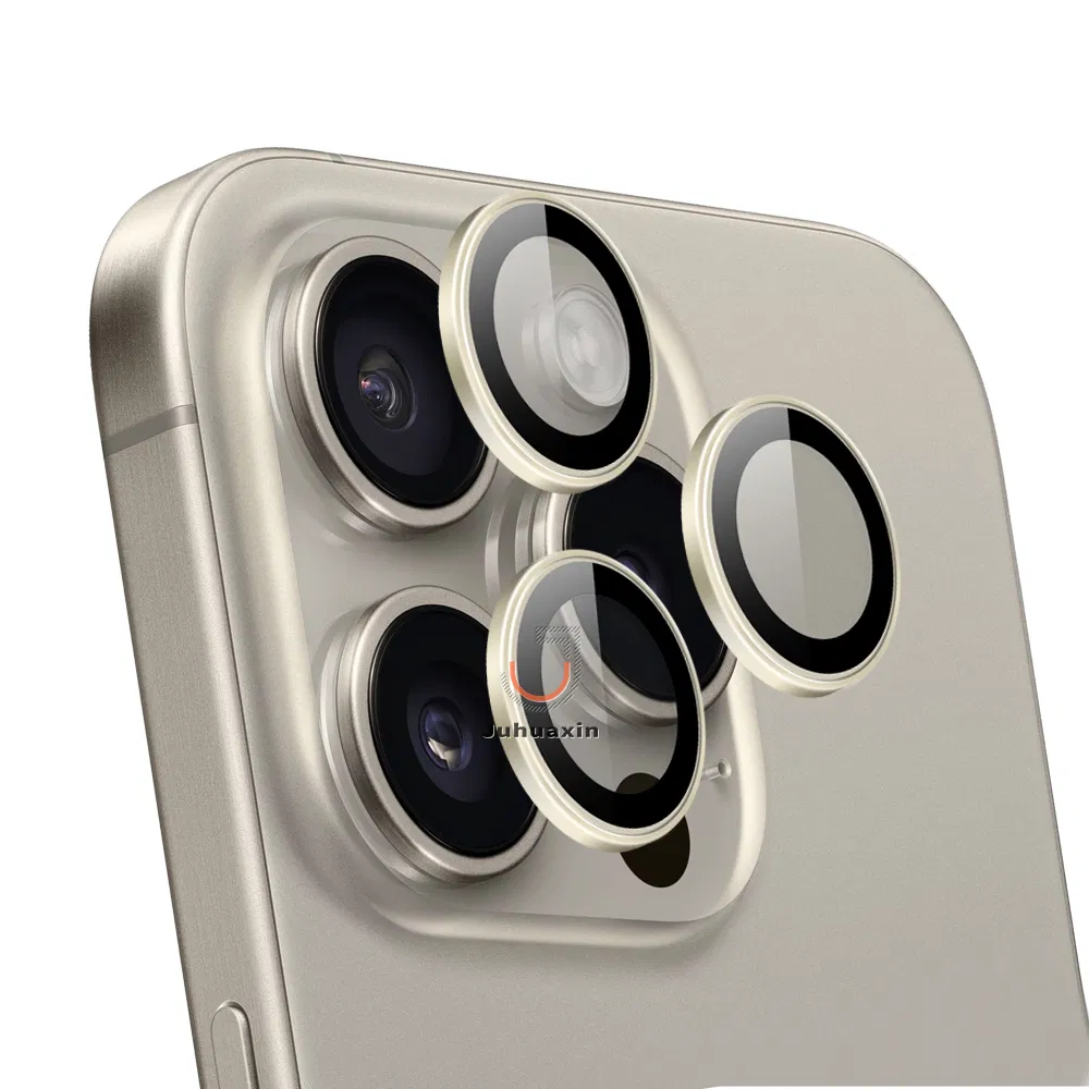 Hot Selling CD Pattern Camera Lens Protection Glass Mobile Screen Protector for iPhone