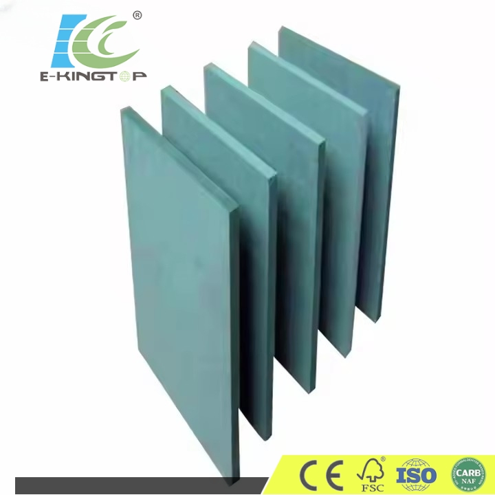 Green MDF Waterproof Moisture Proof MDF HDF with Laminated Melamine Sheets